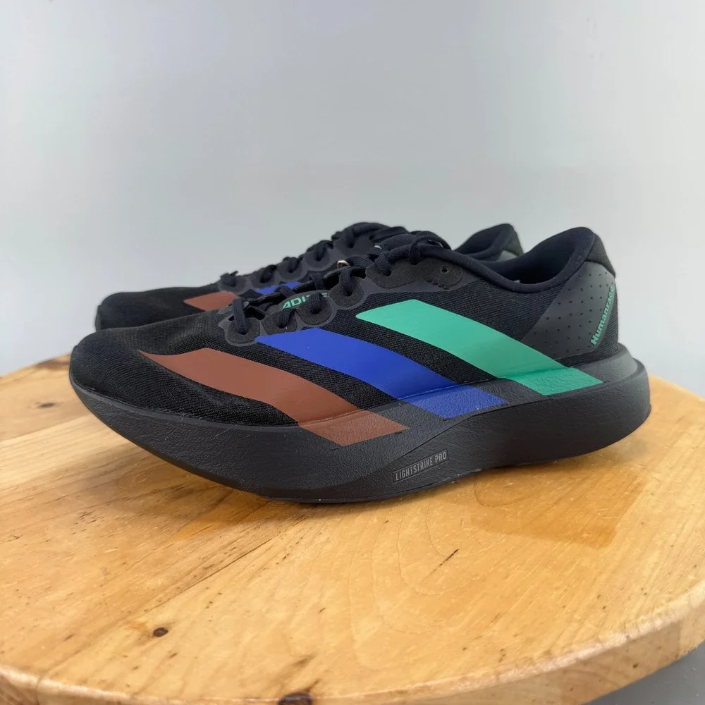 Mens 6 / Womens 7 - Adidas Adizero Evo SL Pharrell HumanRace Shoes Black NEW